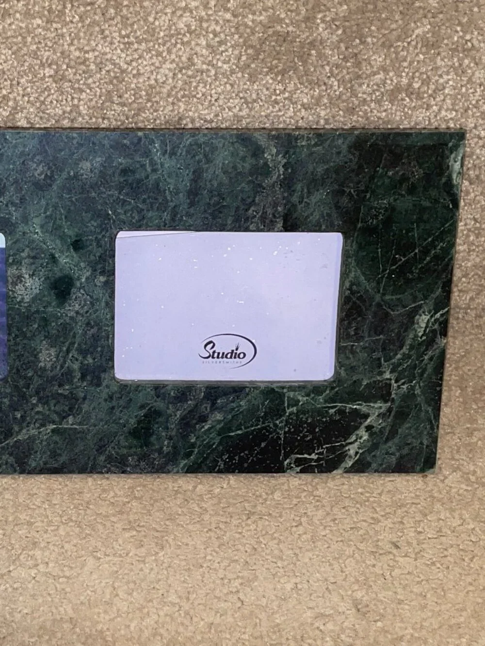 NWT Heavy Green Marble STUDIO Frame 3 x 4 1/2 Pictures